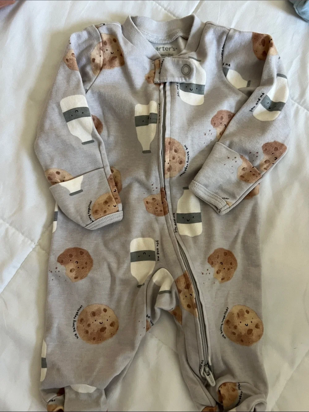 Three Carter's Baby Footie Lot
